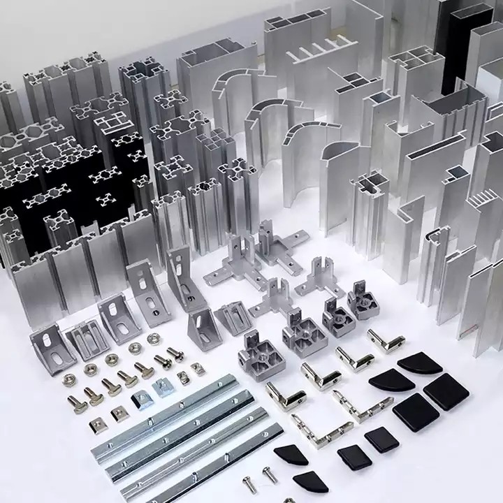 Custom Aluminium Extrusion Profiles 6061 Bending Anodized