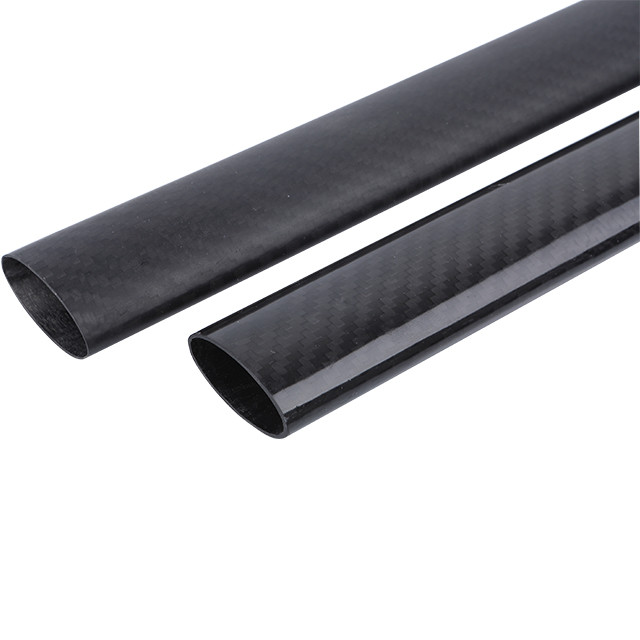T400 T800 Machined Carbon Fiber Square Tube 20mm Oval Rectangular