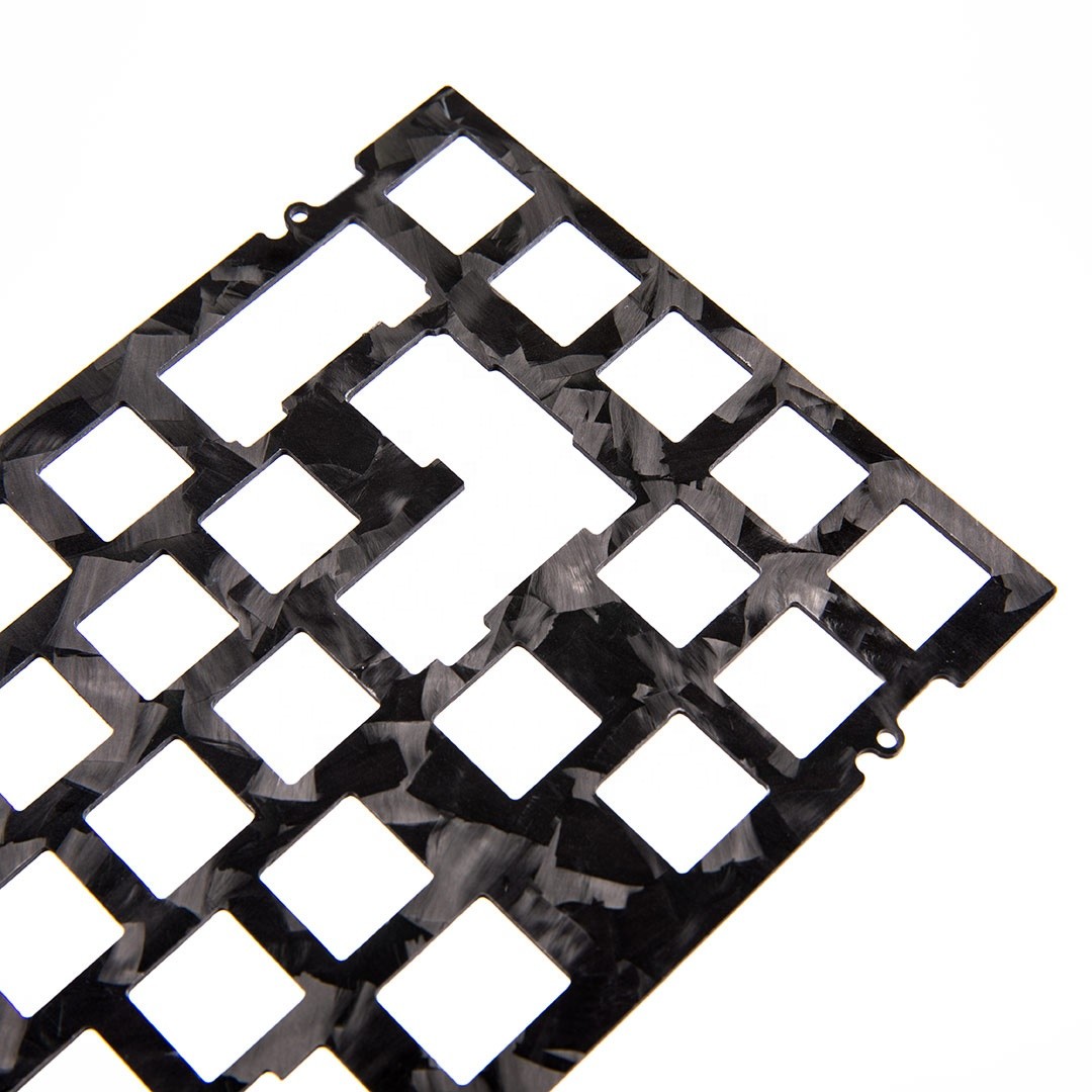 0.05mm Molding Carbon Fiber Parts 18K Carbon Fiber Keyboard Case